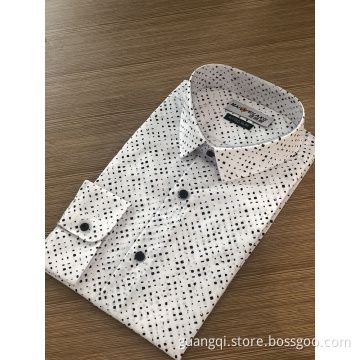 Male slim fit long sleeve spandex shirt
